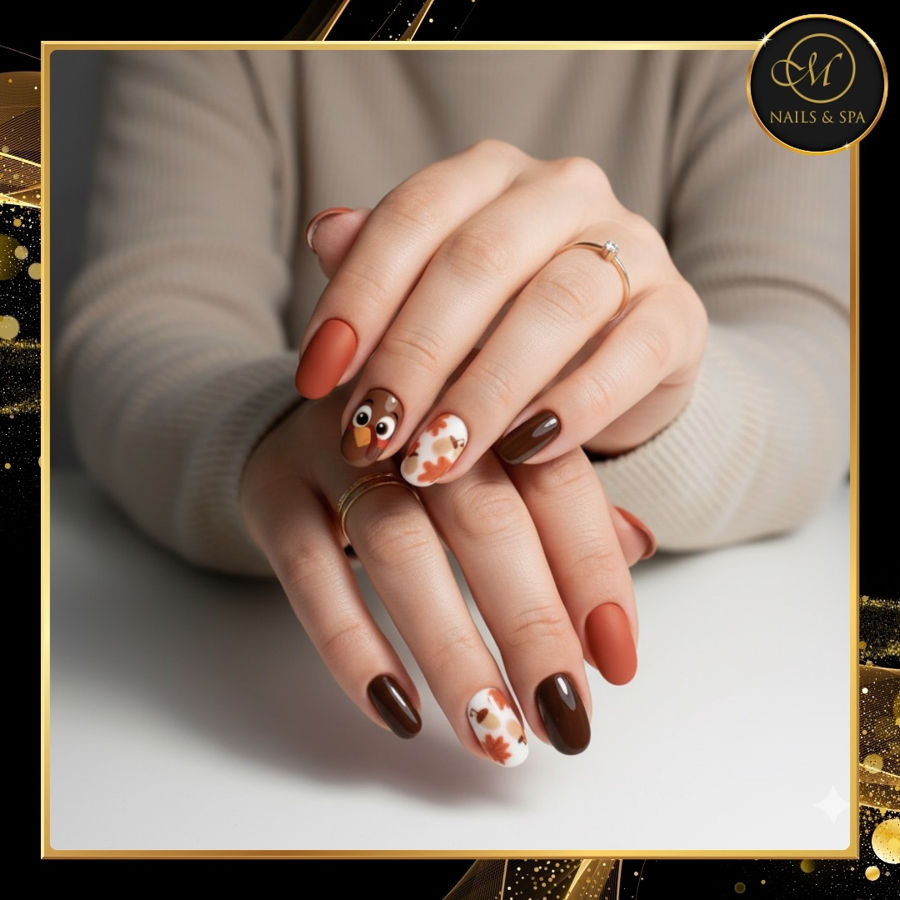 Fall Nails at M Nails & Spa